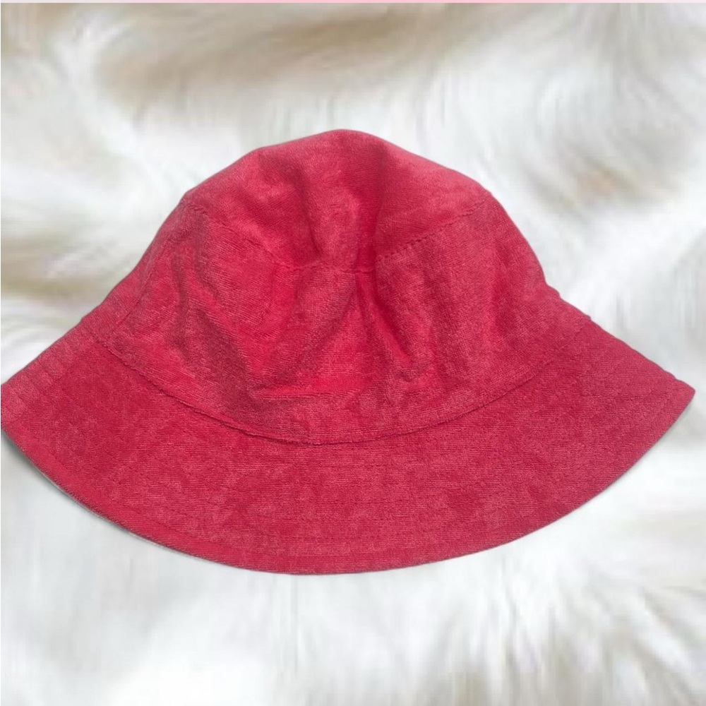 Hot Pink Barbie Rhinestone Logo Bucket Hat - Picture 3 of 6